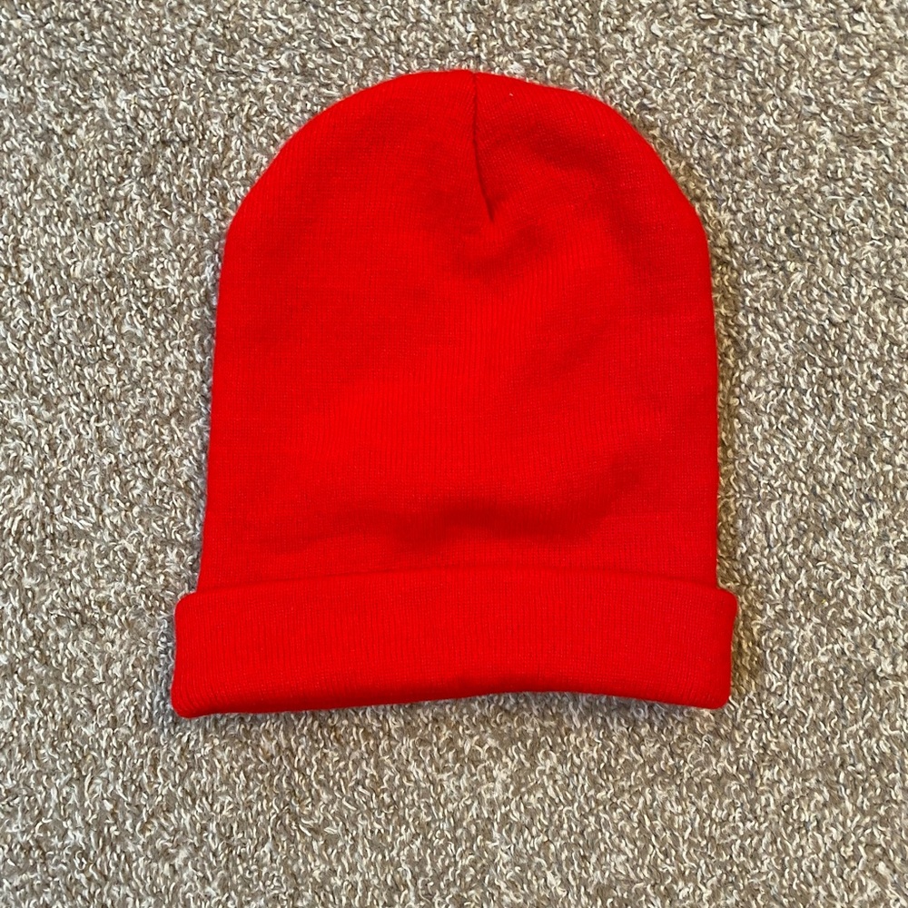 Unisex Red Beanie